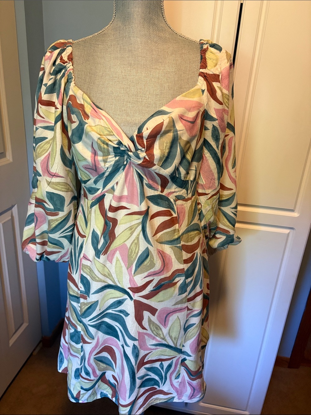 Z SUPPLY Soft and Flowing Boho Summer Dress Sexy Mini Wedding Party Size M/L